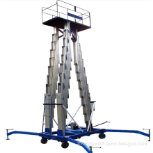 Aluminum Telescopic Mast Lift Aerial Work Platform